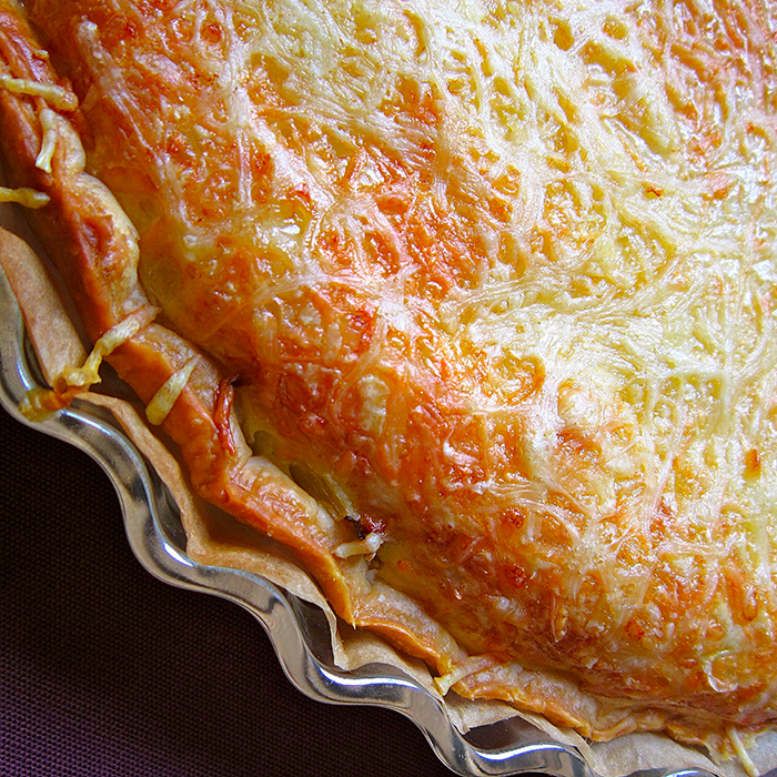 quiche with leek and ham