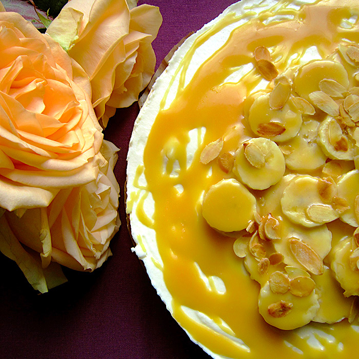 banana toffee cheese cake