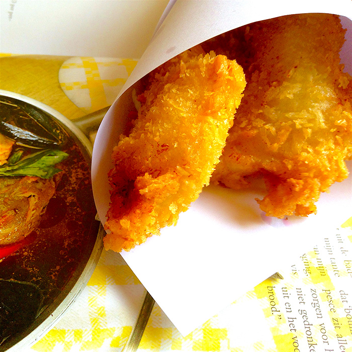 crispy fish nuggets