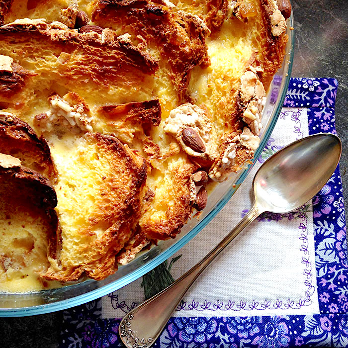 panettone bread & butter pudding