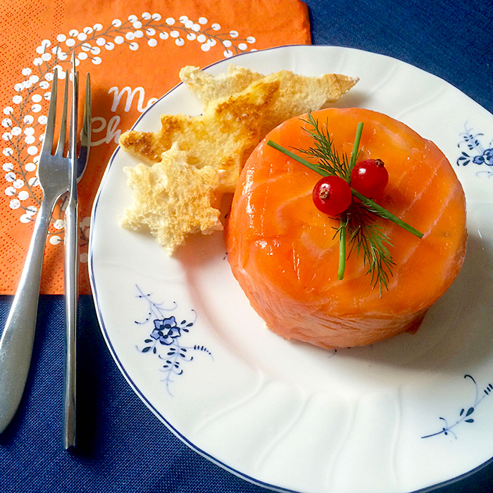 smoked salmon terrines