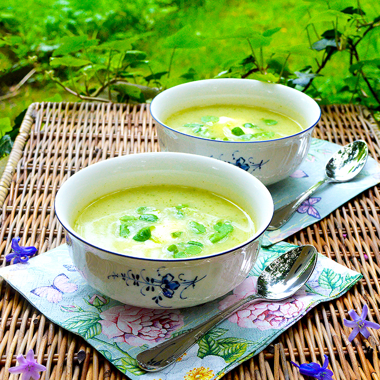celeriac & watercress soup
